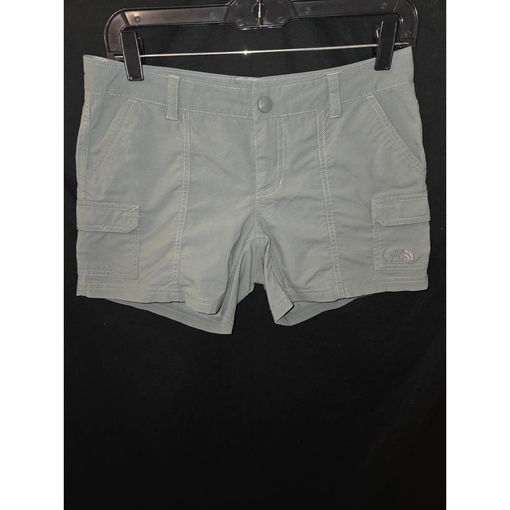 The North Face Womens Shorts Size 2 Gray Cargo Pocket‎ Casual Style NWOT